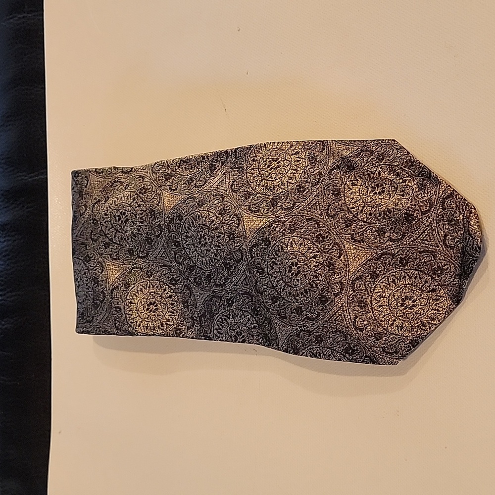 Men's Tie Basic Elements Gold And Black - image 1